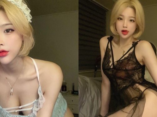 21歲的「韓國小色妹」，在家自拍「爆乳美尻」超大膽，外出時S曲線也沒在客氣！