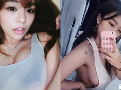 要爆出來了！「巨乳正妹」居家穿著好清涼，超邪惡「透明白T」奶奶根本罩不住！
