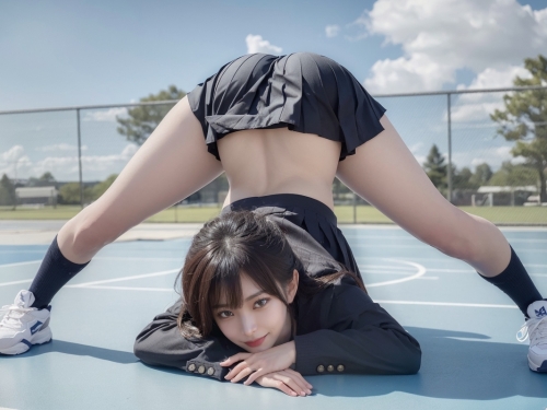 AI生成美女~Ai_DaDaDak-Ai girl Jack-O challenge（挑戰翹臀趴姿）