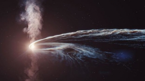 黑洞吞噬恆星 3 年後神祕復活，突再度吐出殘留物質