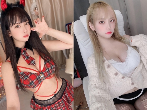 童顏巨乳直播主「Dami」超甜女友力讓人充滿元氣　渾圓飽滿「白嫩雪乳」快把螢幕給塞滿
