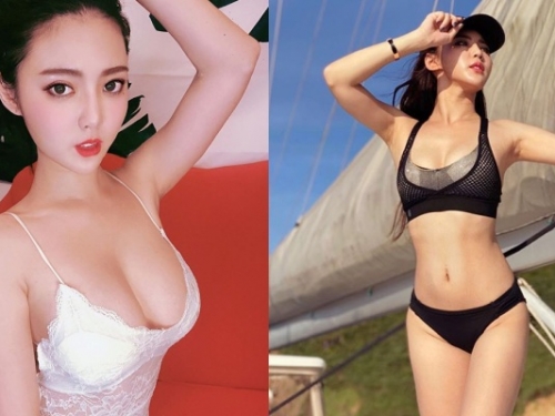 去年才爆紅！電眼 E 胸甜心「肝連妹」火辣近照曝光！爆乳、馬甲線全都露