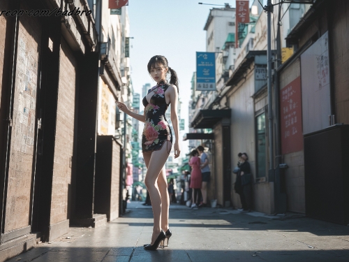 Hong + Kong + street + - + cheongsam, + hairy + pussy