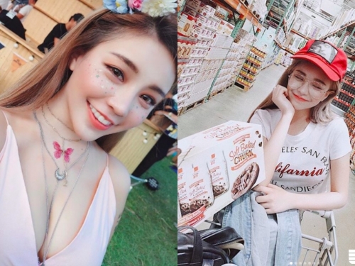 超人氣貓女現身Costco！自言「讓男人置身天堂」正妹「乳夾鍊帶」有條線深深陷進溝裡啦～