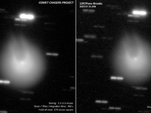 一生僅見一次的彗星意外爆發，外形長得還像千年鷹號
