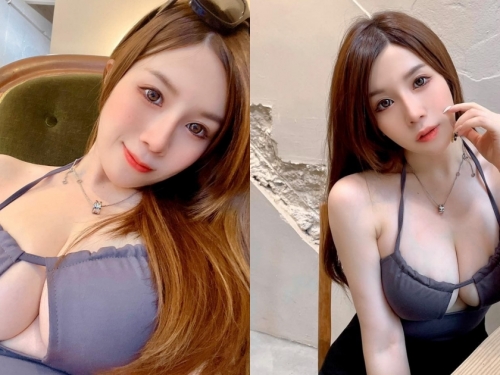 辣妹不需要文案！「吉寶」超狂穿搭中路開開，「30E雪乳」下緣弧度超窒息啊！