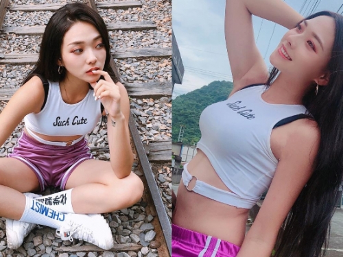 再不追蹤就等死！「唐婷婷Lggy」燦爛甜笑超迷人，短褲下白皙美腿讓人驚見滿滿的真理！