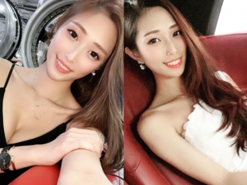 萌甜如糖太酥麻！氣質正妹「蕭婷云」笑容氣質又迷人，豐滿上圍和美腿是全場唯二焦點！