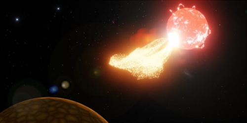 離我們最近的系外行星，無生命能倖存於恆星耀斑下