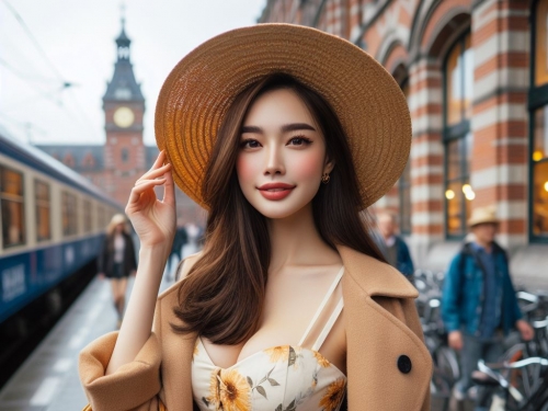 妹子遊阿姆斯特丹
