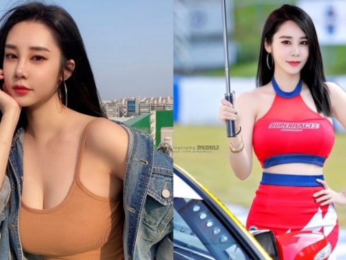 賽車女郎 Kang habin 火辣身材成底片殺手！「超肉感豪乳」福利滿滿