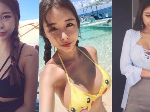 「比基尼辣妹」日光下大曬美乳！化身性感神奇寶貝，網友大喊：「好想收服她」