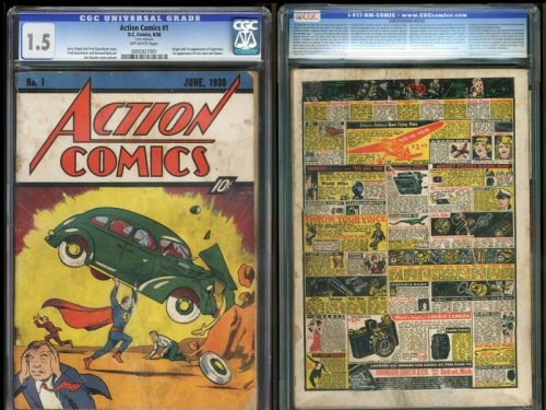 整理母親遺物翻到首期超人漫畫！ 有望打破1.8億天價紀錄