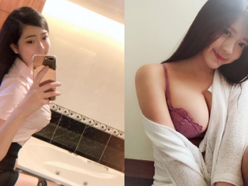 巨乳財務顧問「品妍」真的太兇！乳球把襯衫釦子撐到快爆開