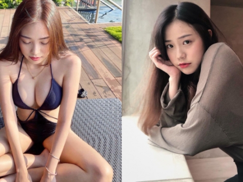 「甜美女孩」比基尼狂掏「鮮嫩雙球」，濠溝乍現粉絲怕：「兇！」