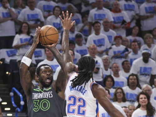 NBA季後賽》SGA變鐵匠！灰狼西部決賽G1半場打完領先雷霆