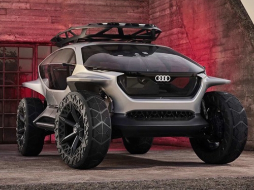 Audi 也要登月嗎？超狂越野電動車「AI:TRAIL quattro」登場，車上還搭載5架無人機！