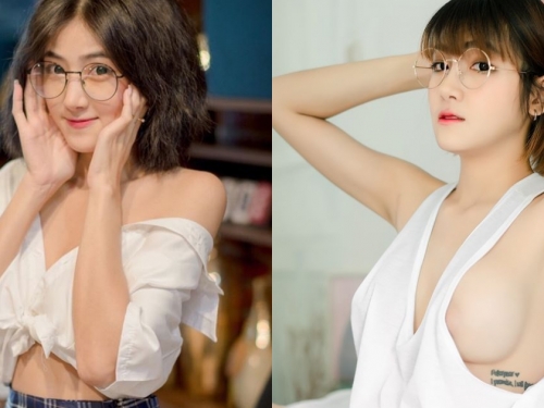 「短髮美乳學生妹」制服內藏美景！「乳下刺青」位置撩人，好想上手摸一摸！