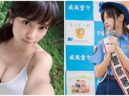 拜託快點逮捕我！軟萌「爆乳護士」擔任一日警察署長，犯罪率瞬間驟降！