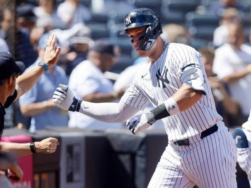 MLB》賈吉41轟開啟41分鐘瘋狂9分大局！ 洋基強勢橫掃國民