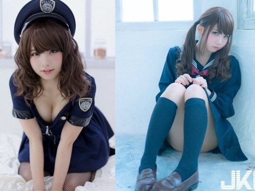 日本第一Coser「えなこ」學生妹+絲襪扮相騷到爆　2天狂賺千萬！屌虐線上藝人