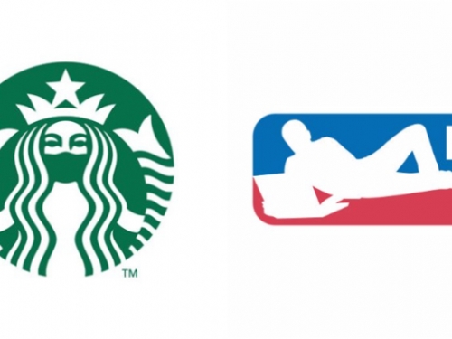 麥當勞也跟上防疫！「NBA、NIKE、奧運」知名品牌大玩隔離梗　連星巴克女神也戴口罩！