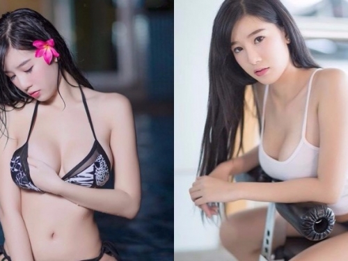 網友又虎了！「爆奶半裸妹」白皙肌膚超滑嫩可口！簡單男人都不能錯過…