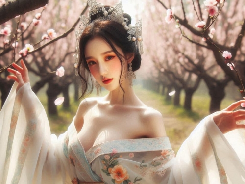 Sister in the Peach Blossom Source