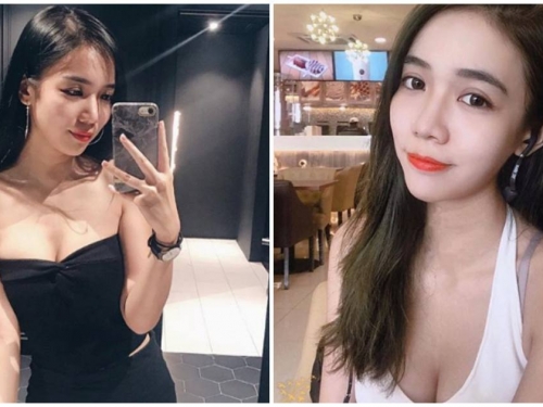 大馬正妹「低胸裝自拍」美乳好渾圓，極品乳量讓人無法專心...