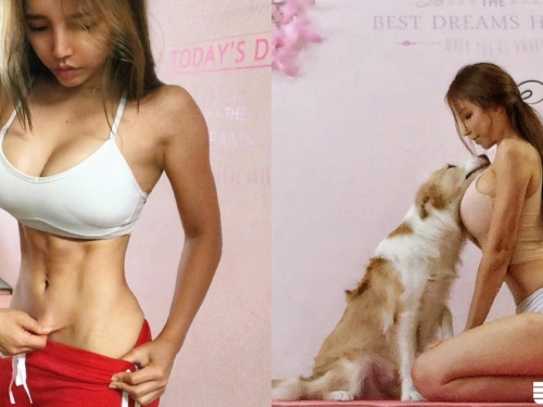 除了乳房以外完全捏不出脂肪！韓國「巨乳網紅」體脂超低還擁有不科學軟綿綿巨乳！
