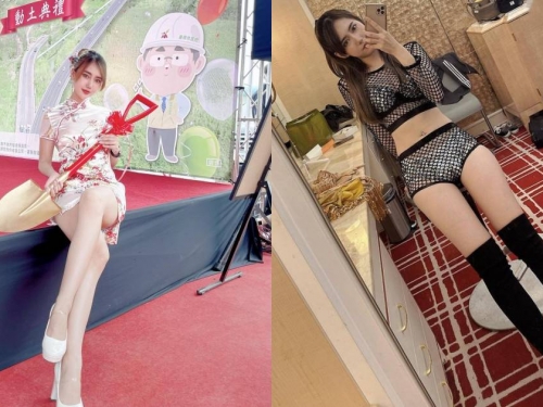 最強動土照！長腿正妹「仙仙Shan」旗袍高跟鞋，秀出「白皙美腿」好撩人