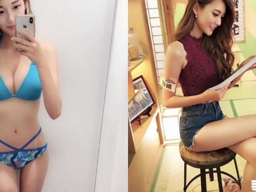 神級長腿太殺！網美「Annie」比基尼太兇，沒想到最猛的還是「白嫩大長腿」後台全捕捉！