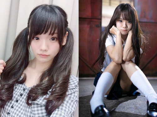 透明感無敵！清純小清新「MANA」制服盤腿坐姿超萌　果然可愛就是正義啊！