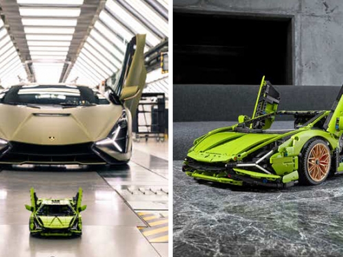 樂高版「閃電牛」！ Lamborghini Sian 本尊63輛難搶到爆，這款3,696片積木也是難拼到哭！