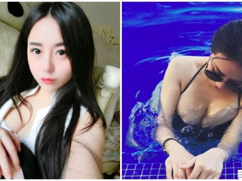 比基尼妹子脾氣太壞！「水中的大長輩」讓路人都盯傻了！