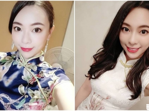 正妹「小麥MaiMai」復古造型超有氣質，緊身旗袍襯托出「迷人S曲線」！