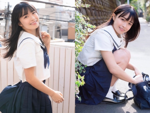 300萬光年一遇美少女！清純水手服妹「百川晴香」回眸一笑百媚生　只需一秒就讓人動心