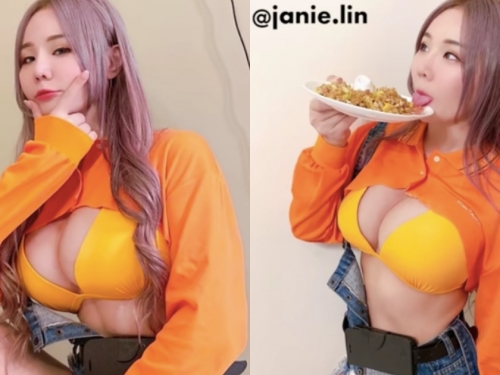 羅傑叔叔也受不了！巨乳正妹「泥泥學姐」cos釣出本尊，驚呼：姪子姪女第三條腿都站起來