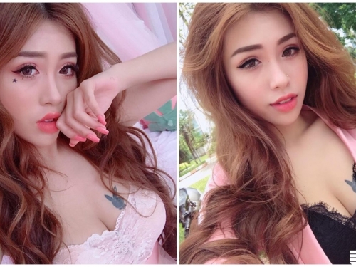 豐唇尤物「吃餅乾畫面超誘人」，「爆奶超兇豪乳」讓人想變成胸口的刺青！