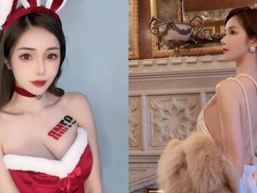 巨乳正妹「美睫紋繡師」好像洋娃娃！裸背洋裝秀「雪白側乳」太危險！