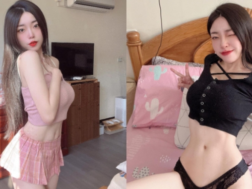 「小腰精」妍妍兒S形曲線超犯規　小蠻腰上還有性感馬甲線
