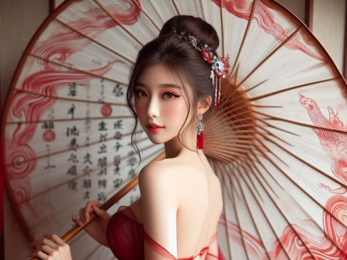 穿秀禾服的妹子最正了