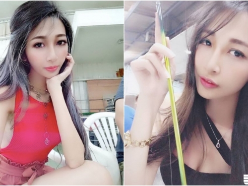 釣蝦場最火辣身影！正妹「沐雨柔」豔壓全場，隨便釣走你的心～