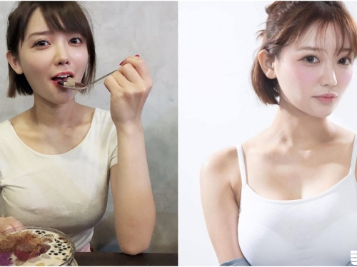 老闆多糖多奶～「優質港妹程美段」吃甜點不得了，乍看以為桌上擺了三個碗啊～