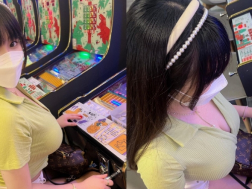 爆乳少女「小九九」回憶彈珠台　網友：突然覺得彈珠好小