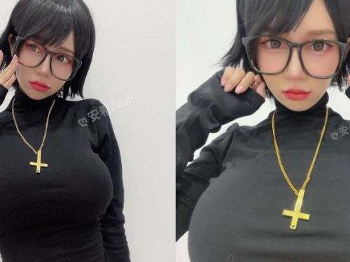 巨乳甜心「安希」Cosplay獵人小滴　網友：看這乳量是巨滴吧！