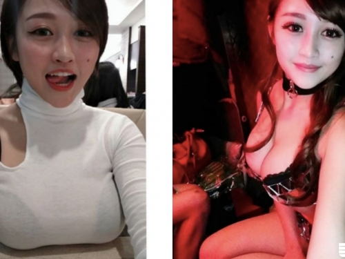 「巨乳萌妹」太敲貴！「渾圓大奶」整個放在桌上 ，網友：是要逼死桌子嗎？