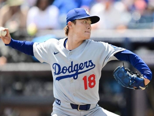 MLB》山本由伸成道奇今年首位10勝投手 高溫溼熱讓他想起高中棒球
