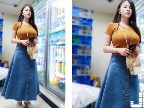 超商驚見不科學「豪乳正妹」！豐滿上圍填滿我視線，妹子原來出現在嘉義啊！