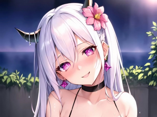 豎屏 白毛小魅魔泡溫泉 原稿